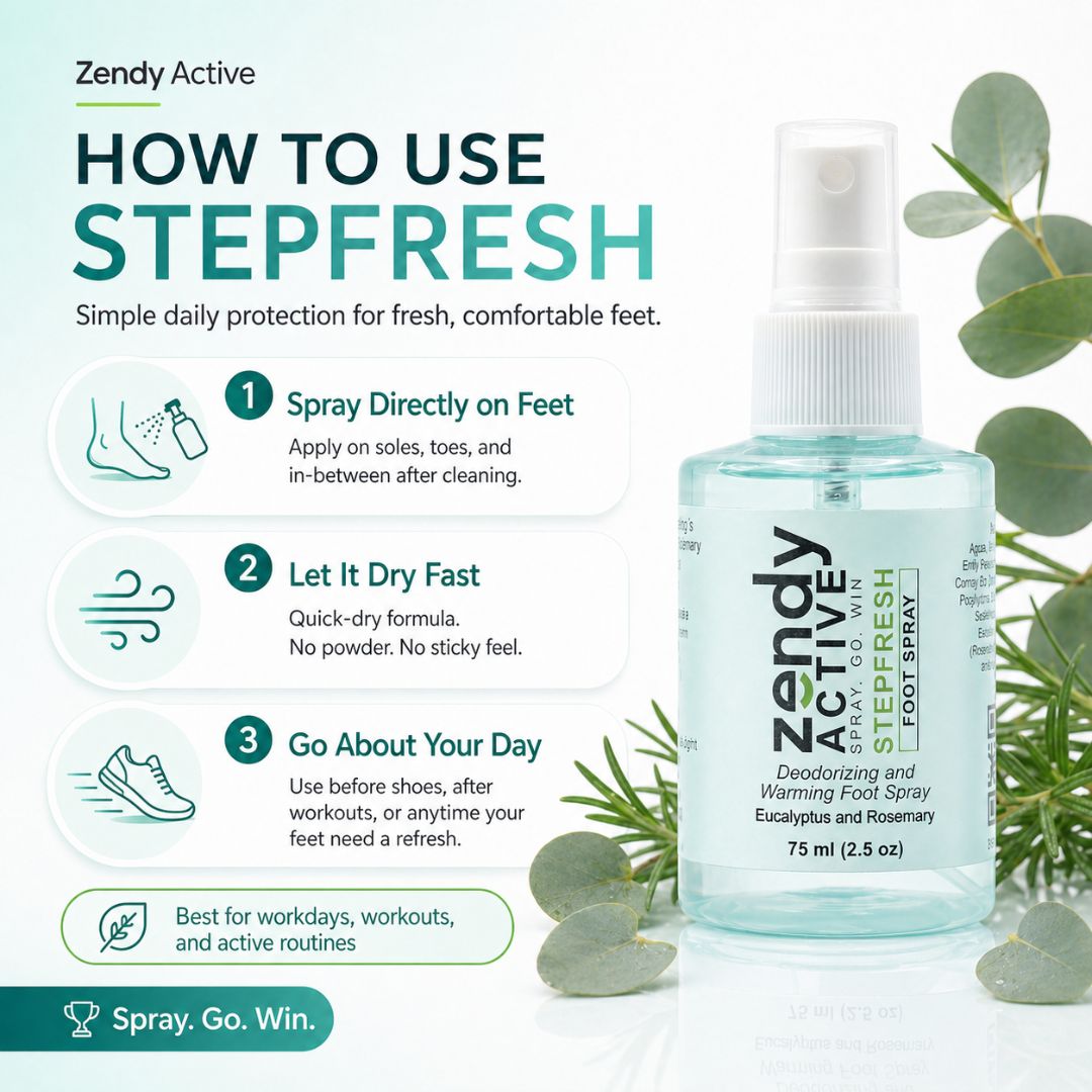 Zendy Active - StepFresh Foot Spray - 75ml