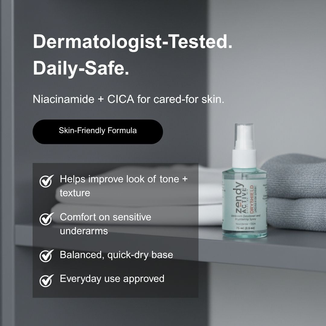 Zendy Active - DryShield Underarm Spray - 60ml