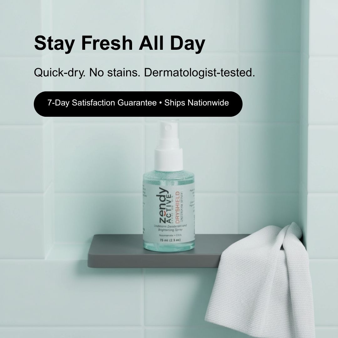 Zendy Active - DryShield Underarm Spray - 60ml