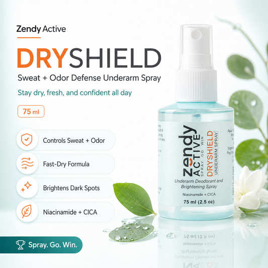 Zendy Active - DryShield Underarm Spray - 75ml