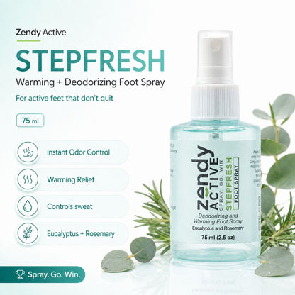 Zendy Active - StepFresh Foot Spray - 75ml