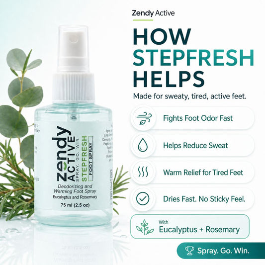 Zendy Active - StepFresh Foot Spray - 75ml
